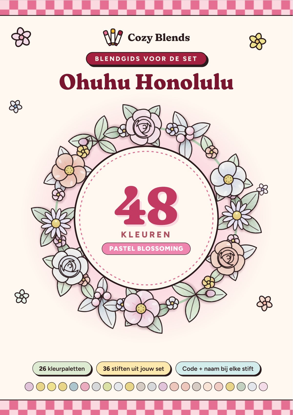 Blendgids Ohuhu 48 Pastel Blossoming set