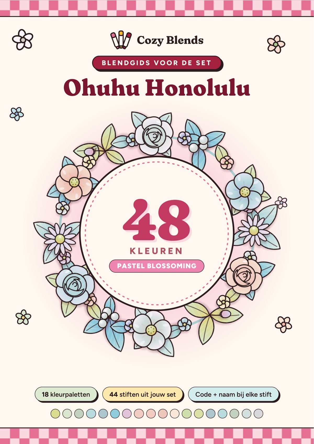 Blendgids Ohuhu 48 Pastel Blossoming set