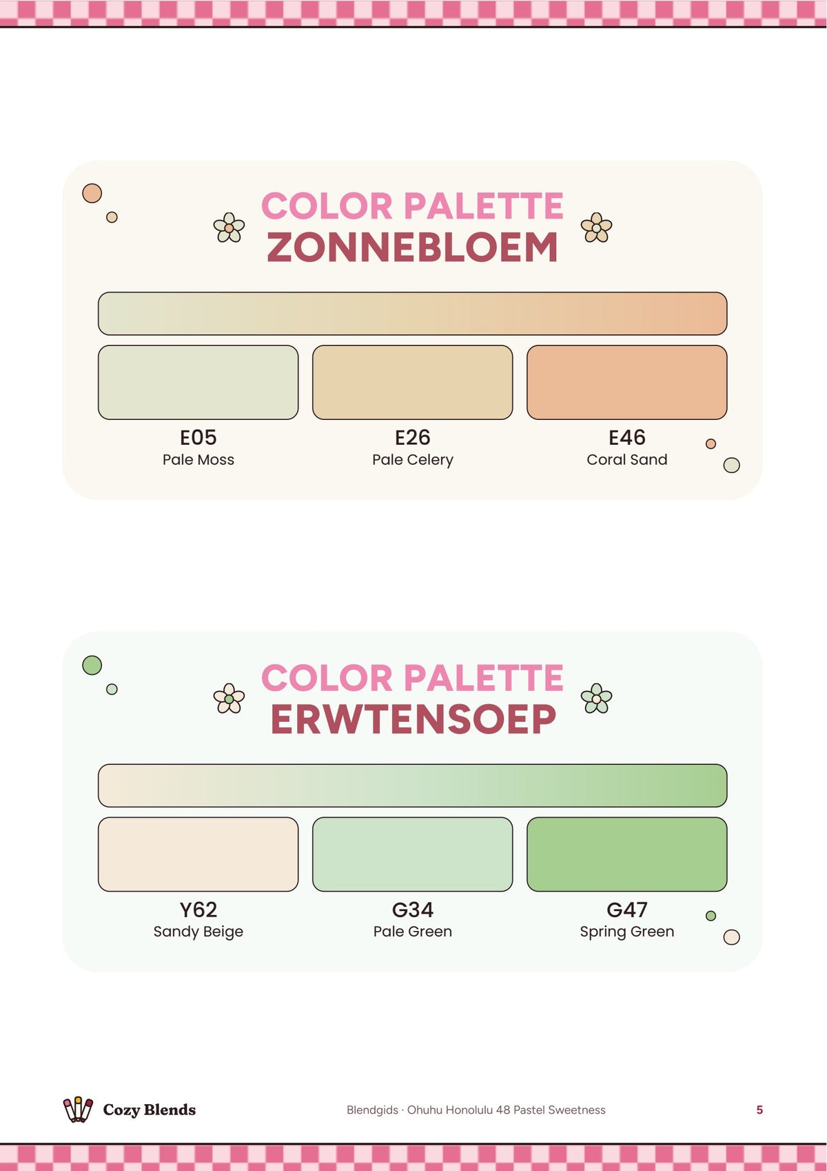 Blendgids Ohuhu 48 Pastel Sweetness